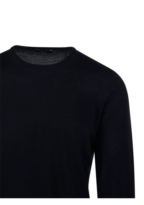 crew-neck sweater man black ROBERTO COLLINA | 253M01001M0109